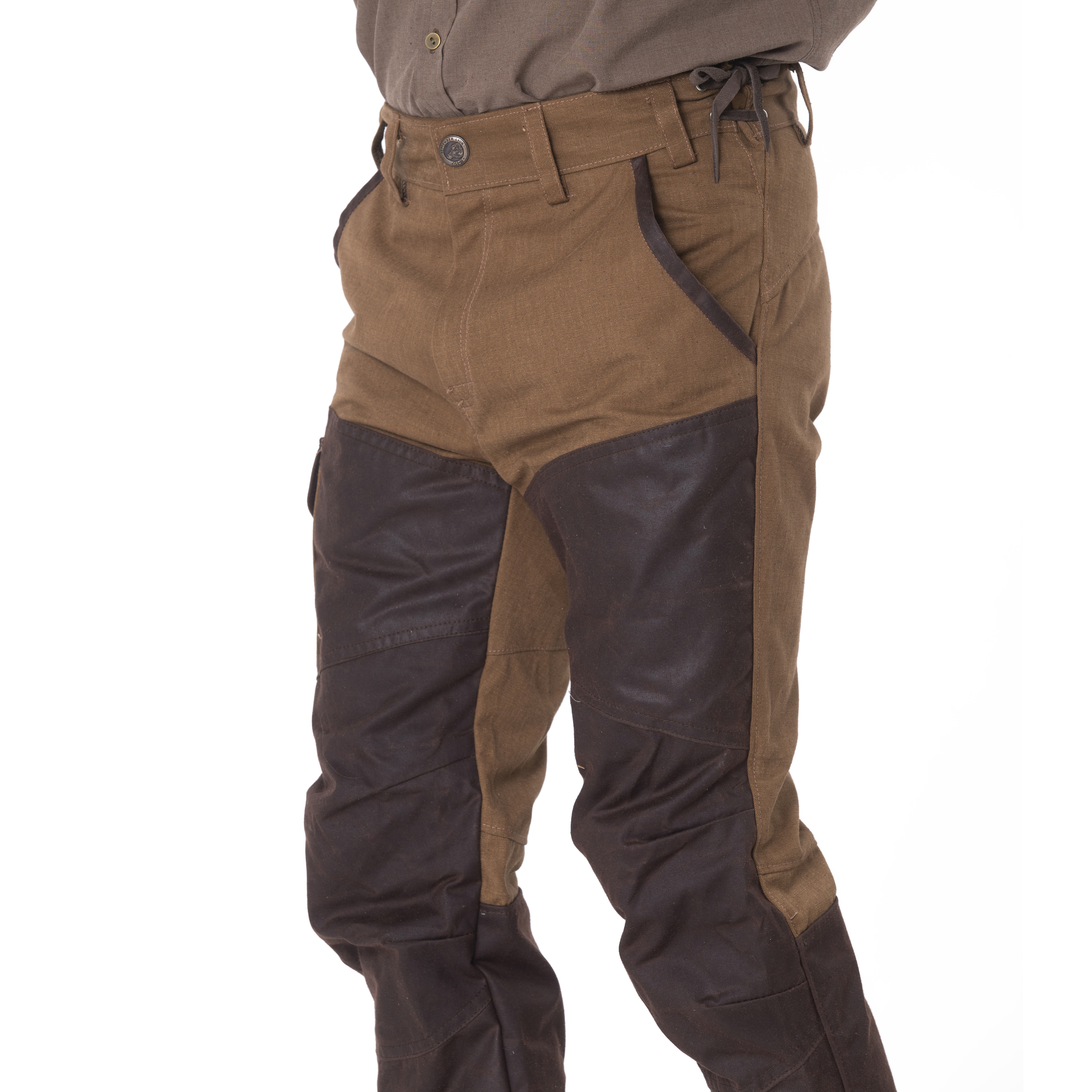 Pantalon homme en coton huilé authentique bicolore taille 36 fabriqué aux  États